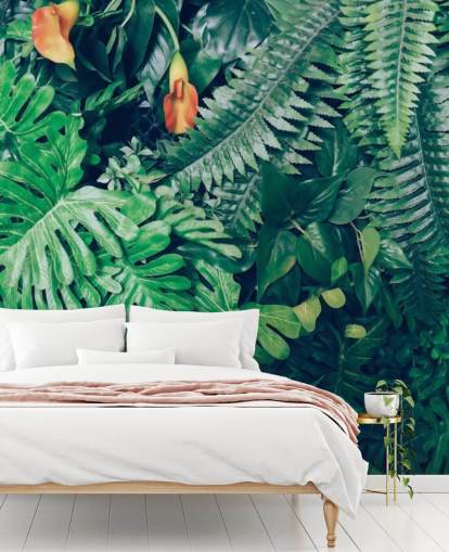 green jungle wallpaper mural called Green Jungle Background green jungle wallpaper mural called Green Jungle Background