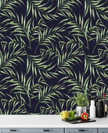 botanisk-palm-tre-print-tapet botanisk-palm-tre-print-tapet