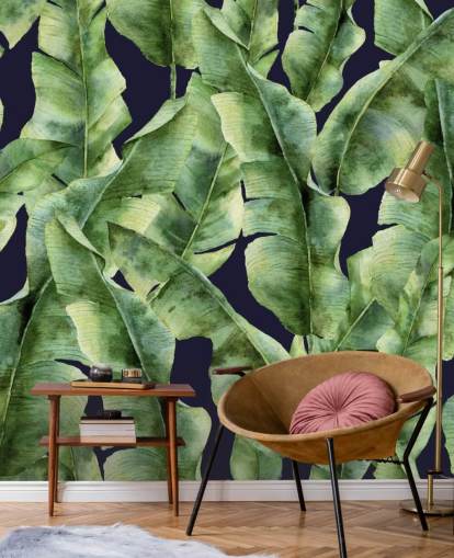 tropisch-banaanblad-palm-boom-behang tropisch-banaanblad-palm-boom-behang