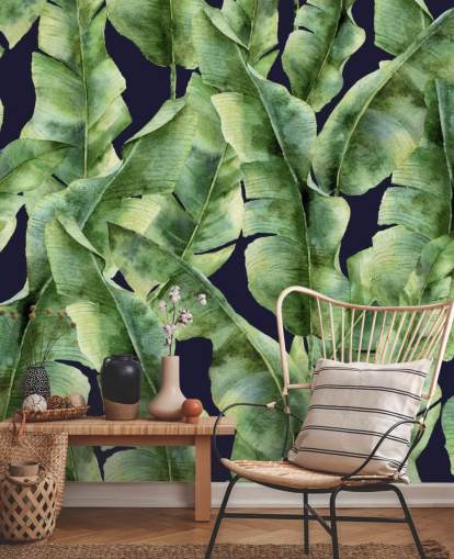 tropisk-banan-blad-palm-tre-tapet tropisk-banan-blad-palm-tre-tapet