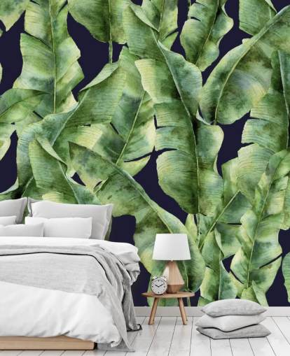 tropical-banana-leaf-palm-tree-wallpaper