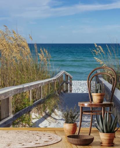 Boardwalk Wallpaper Muurschildering Boardwalk Wallpaper Muurschildering