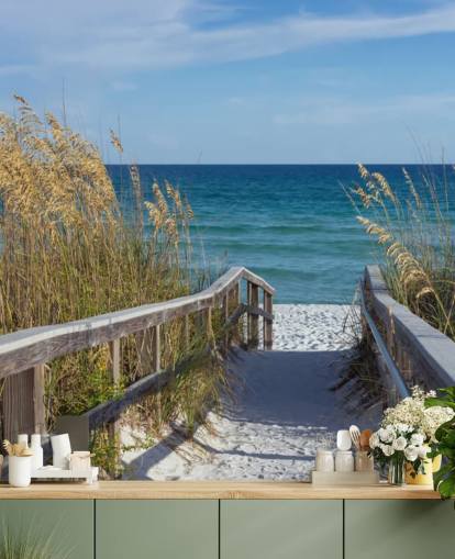 Boardwalk Wallpaper Mural