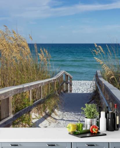 Boardwalk Wallpaper Muurschildering Boardwalk Wallpaper Muurschildering