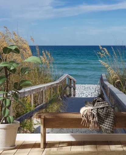 Boardwalk Wallpaper Muurschildering Boardwalk Wallpaper Muurschildering