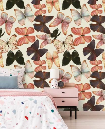 bunte-Aquarell-Schmetterlinge bunte-Aquarell-Schmetterlinge