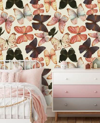 kleurrijke aquarel-vlinders