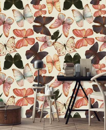 papillons aquarelle-colorés-colorés