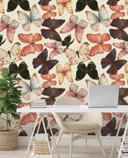 kleurrijke aquarel-vlinders