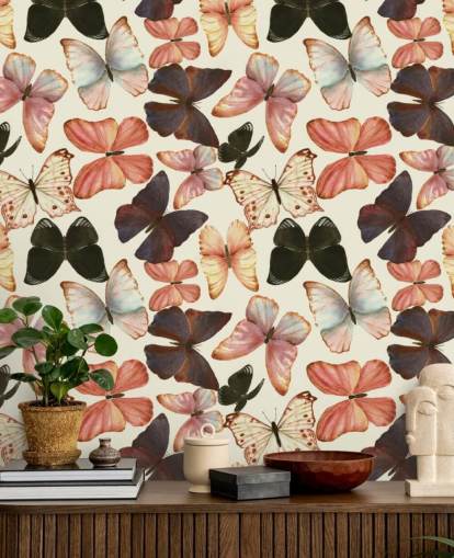 mariposas de acuarela de colores