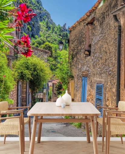 Pueblo Moustiers Sainte Marie, Provenza