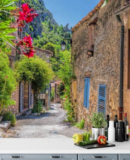 Pueblo Moustiers Sainte Marie, Provenza