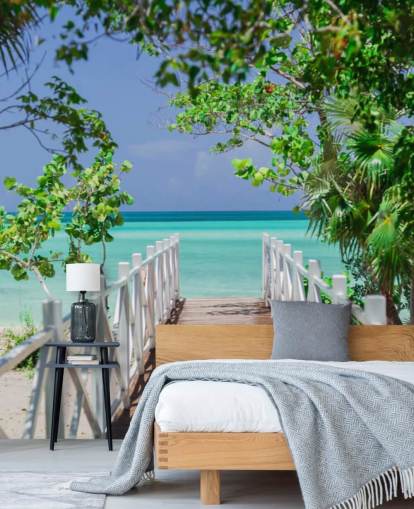 Bridge to the Beach Wallpaper Mural