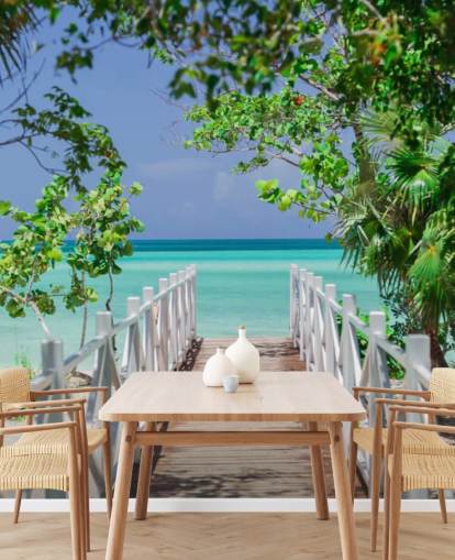 Papel de parede Bridge to the Beach