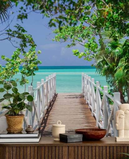 Bridge to the Beach Wallpaper Mural