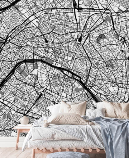 Kort over Paris Mural