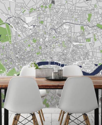 Illustration map of London