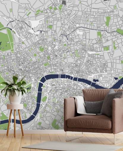 Mappa illustrativa di Londra