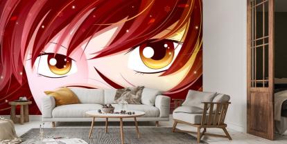 Details about   3D Red Umbrella Bow Girl I488 Japan Anime Wallpaper Mural Cartoon Wall Mural Amy