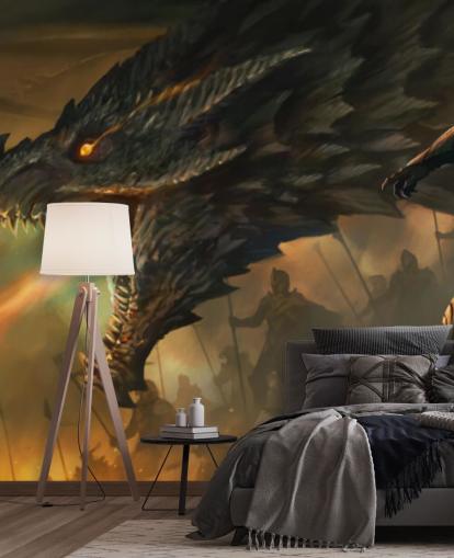 dragon breathing fire in battle wallpaper dragon breathing fire in battle wallpaper