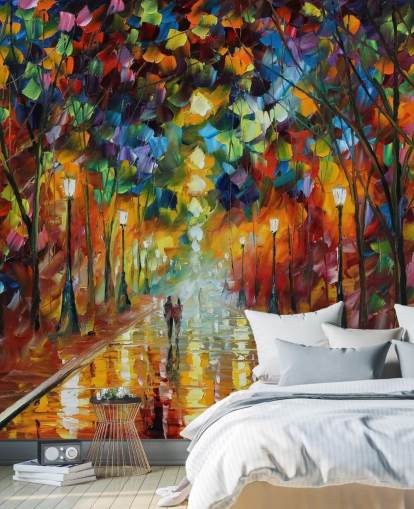 mehrfarbige Straßentapete mit dem Titel Farewell to Anger von Leonid Afremov für Schlafzimmer, Wohnzimmer und Badezimmer mehrfarbige Straßentapete mit dem Titel Farewell to Anger von Leonid Afremov für Schlafzimmer, Wohnzimmer und Badezimmer