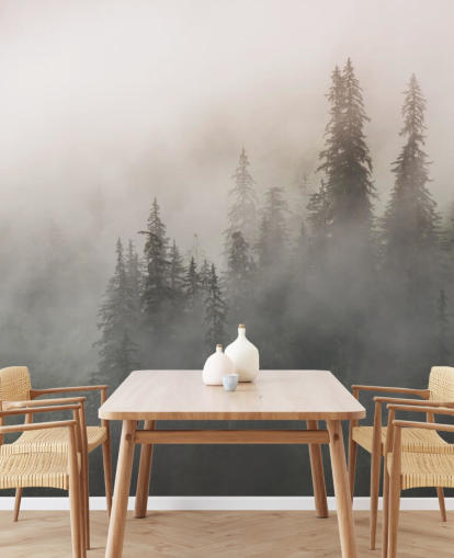 Alaska regnskog väggmålning