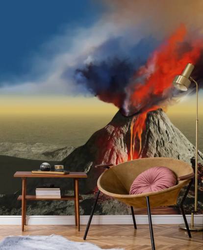 Volcano Smoke Volcano Wallpaper