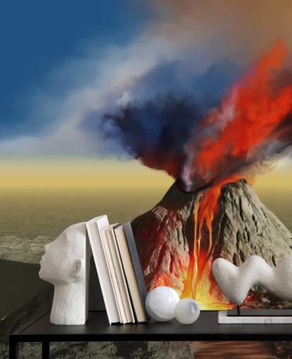 Vulkanrauch Fototapete