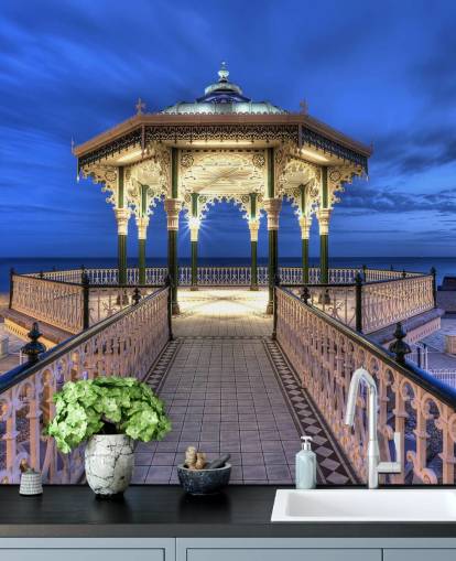 Brighton Bandstand Baggrund Brighton Bandstand Baggrund
