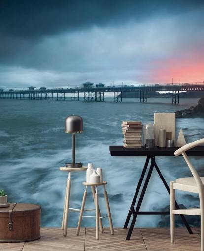 Sunset Coastal Baggrund