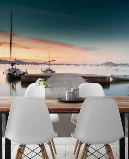 Sunset Concrete Steiger Behang