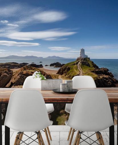 Papel de Parede Rocky Coast and Lighthouse