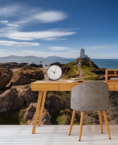 Papier Peint Rocky Coast et Lighthouse