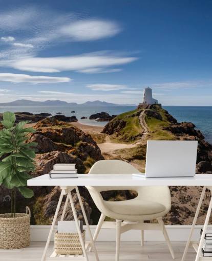 Papier Peint Rocky Coast et Lighthouse Papier Peint Rocky Coast et Lighthouse