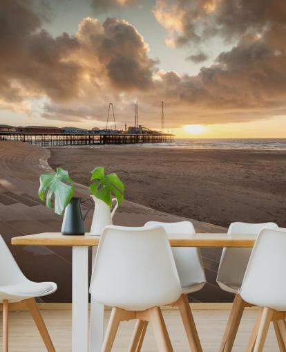 Blackpool steg Bakgrund Blackpool steg Bakgrund