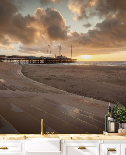 Blackpool Steps Baggrund Blackpool Steps Baggrund