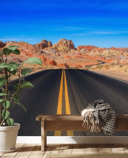 Valley of Fire Road Wall Mural Valley of Fire Road Wall Mural