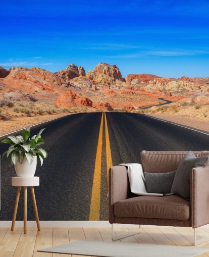 Valley of Fire Road Wall Mural Valley of Fire Road Wall Mural