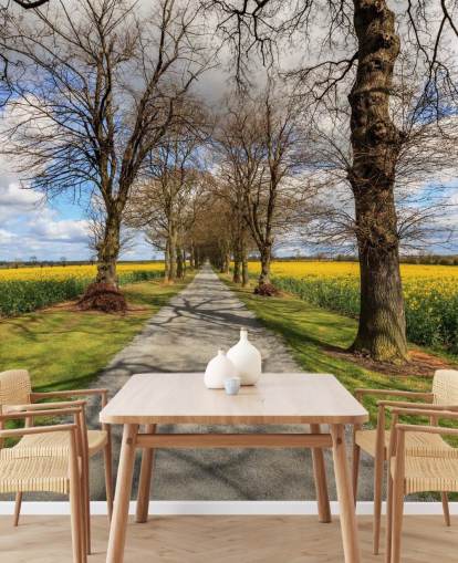 Muurschildering van Rapeseed Drive