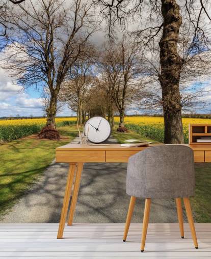 Rapeseed Drive Wall Mural