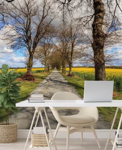 Rapeseed Drive Wall Mural