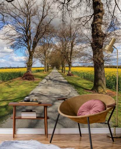 Rapeseed Drive Wall Mural Rapeseed Drive Wall Mural