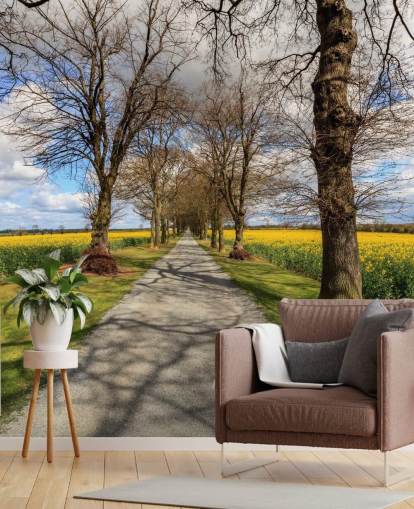 Rapeseed Drive Wall Mural