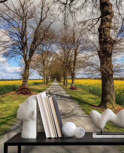 Rapeseed Drive Wall Mural