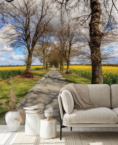 Rapeseed Drive Wall Mural