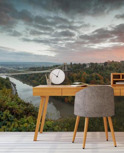 Mural de pared Otoño en el puente de Bristol