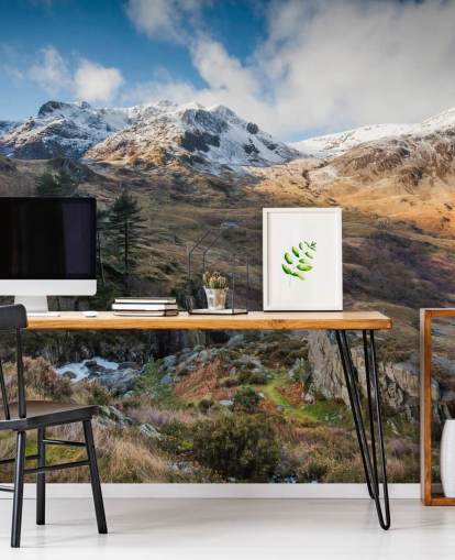 kaunis maisemaseinämaalaus nimeltä Snow Mountains Snowdonia, kirjoittanut Anthony Bryant Photography kaunis maisemaseinämaalaus nimeltä Snow Mountains Snowdonia, kirjoittanut Anthony Bryant Photography