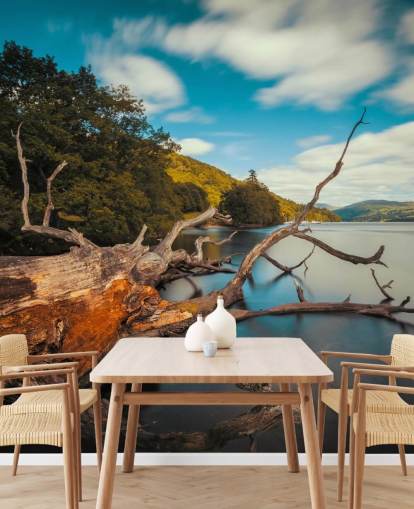 Decorazione murale con lago Windermere