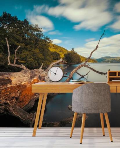 Decorazione murale con lago Windermere