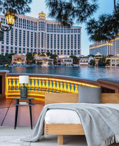 Bellagio Sunset Wall Mural